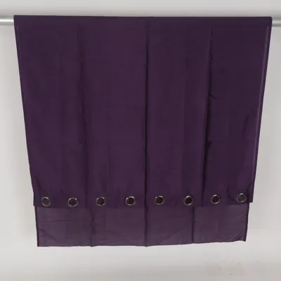 Rideau à œillets (Violet) Polyester