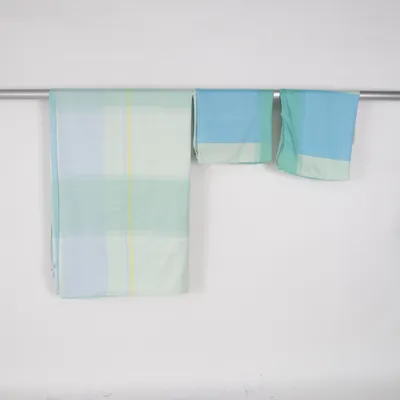 Parure de lit (Bleu, Vert, Blanc) de Meradiso Polyester