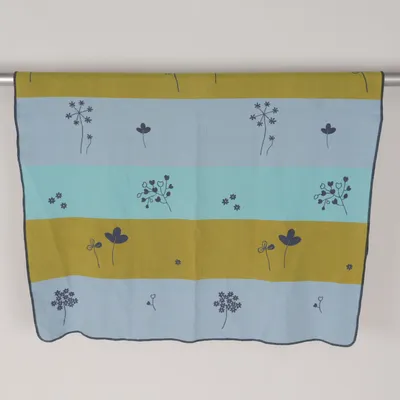 Blanket (Blue, Green, Multicolored) from David Fussenegger Cotton, Viscose
