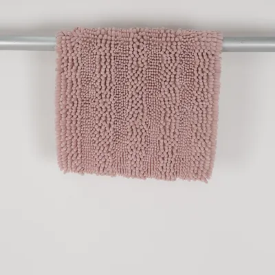 Tapis de salle de bain (Rose) Polyester