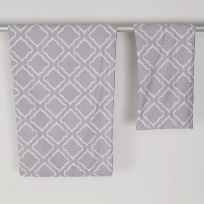 Bäddset (Vit, Grå) från Bedsüre Polyester