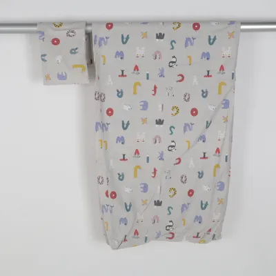 Sengesæt (Grå, Flerfarvet) fra H&M Home Bomuld