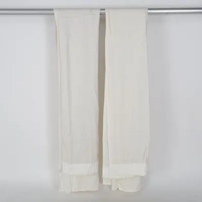 Veckbandslängd (Beige, Vit)