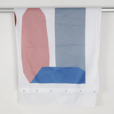 Shower curtain (White, Blue, Brown) from H&M Home Polyester