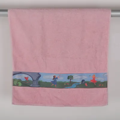 Badhanddoek (Roze) van Innovation Katoen