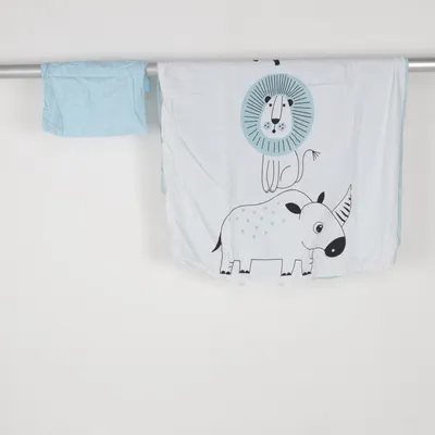 Dekbedset (Blauw, Wit) van Kronborg Katoen