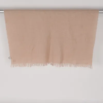 Couverture (Beige) de Himla Acrylique, Polyamide, Laine