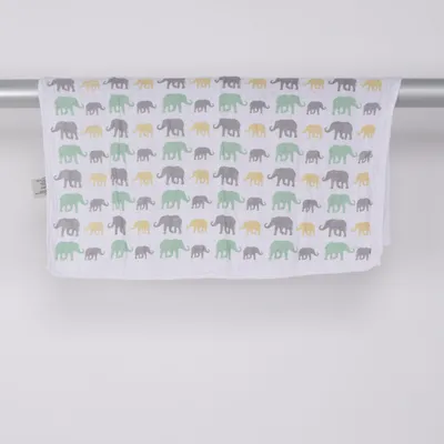 Bordsduk (Vit, Flerfärgad) från Grün Specht Bomull