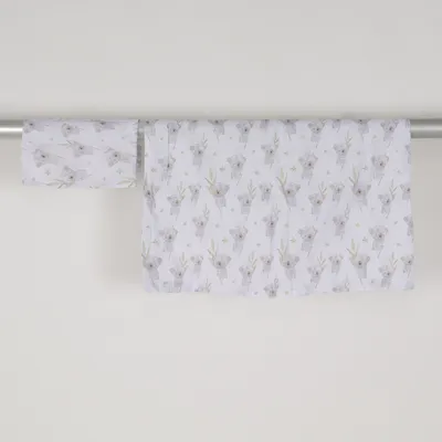 Parure de lit (Blanc, Vert) de Fresh Kid Coton