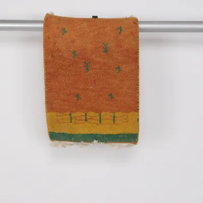 Kludetæppe (Orange, Flerfarvet) fra IKEA Uld