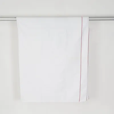 Housse de couette (Blanc, Rouge) de Yves Delorme Coton