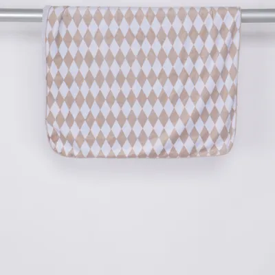 Baby blanket (White, Beige) from Solbacka Hemtextil
