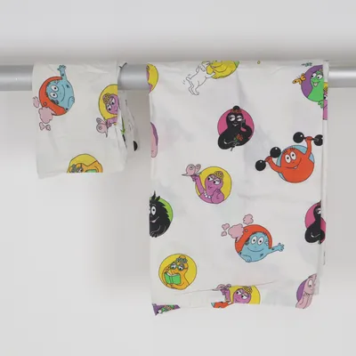 Bäddset (Vit, Flerfärgad) från Barbapapa Bomull
