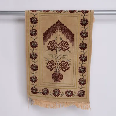 Kortluggad matta (Flerfärgad, Beige)