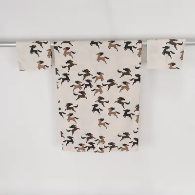 Parure de lit (Beige, Noir, Marron) de Mini Rodini Coton biologique