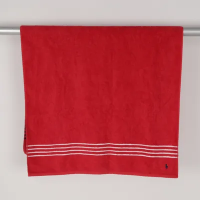 Bath towel (Red) from Ralph Lauren Cotton