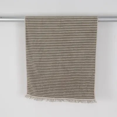 Badehåndklæde (Beige, Grøn) fra Mio Bomuld