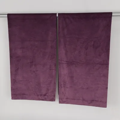 Pleat curtain (Purple) from Hemtex Polyester