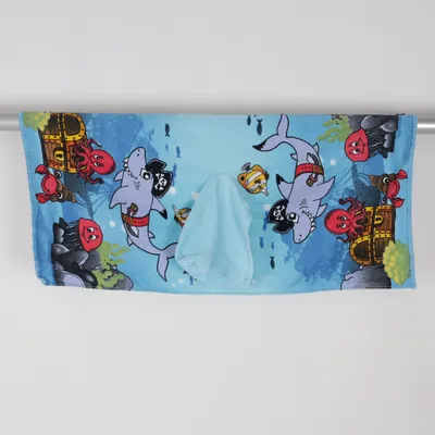 Cape de bain (Bleu, Multicolore) de Crivit