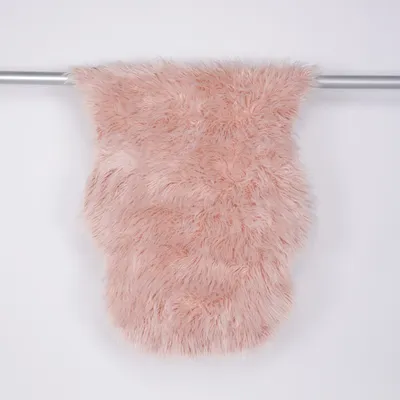 Hoogpolig vloerkleed (Roze) van Design by Lagerhaus Acryl, Polyester