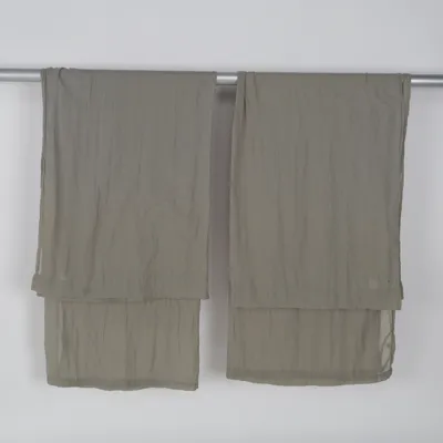 Rideau passe tringle (Vert) de Jotex Coton, Polyester