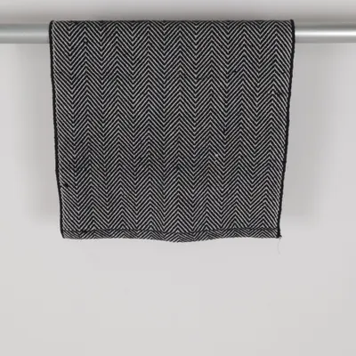 Woven rug (Black, White) from Meradiso Cotton