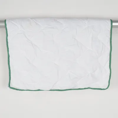 Duvet (White, Green) from Rätt Start Organic cotton, Polyester
