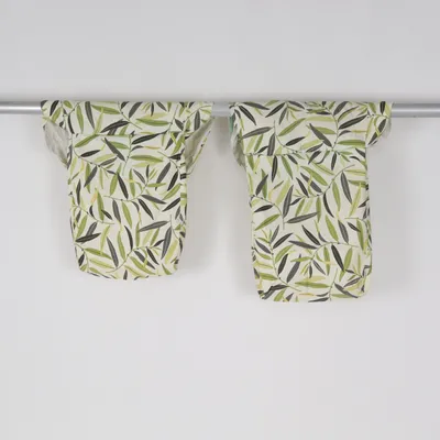 Broderie (Blanc, Vert) de IKEA Coton, Polyester recyclé