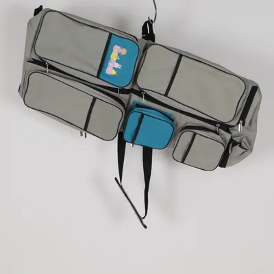 Lit de voyage (Gris, Bleu, Multicolore)