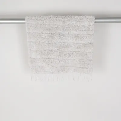 Tapis à poils longs (Blanc)