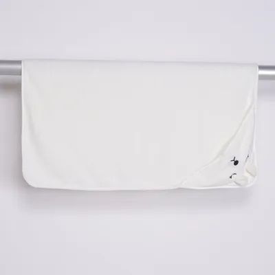 Badcape (Vit, Svart)