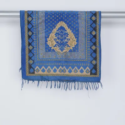 Geweven tapijt (Blauw, Meerkleurig)