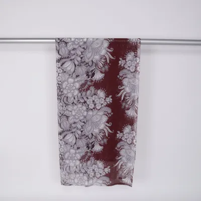Rod pocket curtain (Purple, Gray) from Vallila Polyester