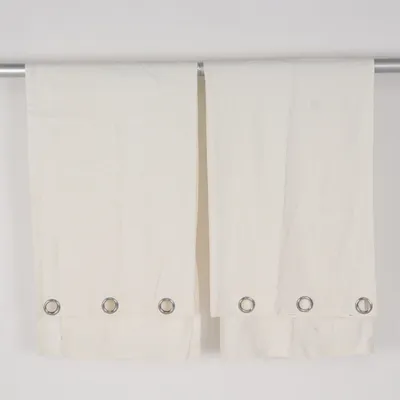 Öljettgardin (Beige) från Jotex Bomull