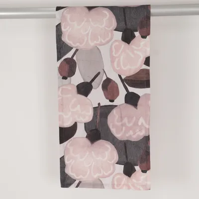 Table runner (White, Pink, Gray) from Pentik Cotton