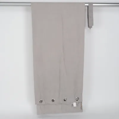 Öljettgardin (Grå) från Jysk Polyester