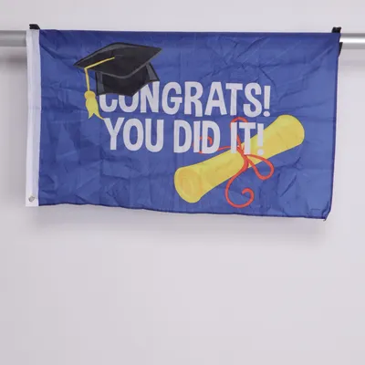 Flagga (Blå, Flerfärgad)