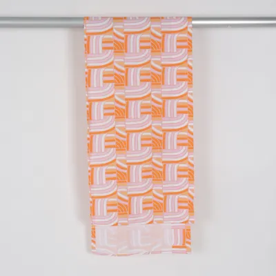 Gardinkappe (Orange, Pink, Hvid) fra Kotikulta Bomuld