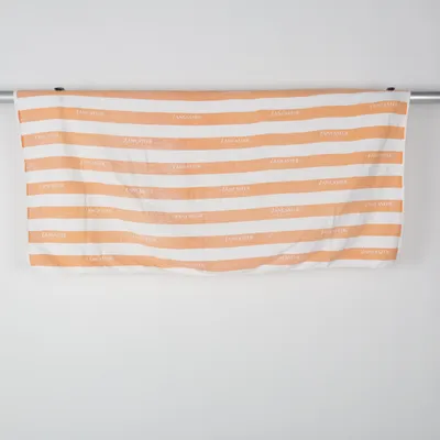 Strandhandduk (Vit, Orange) från Lancaster
