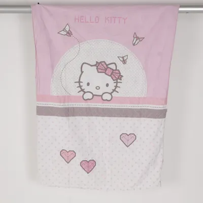 Duvet cover (White, Pink) from Hello Kitty by Sanrio Cotton