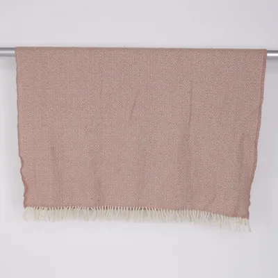 Filt (Beige, Vit) från Klippan Ull