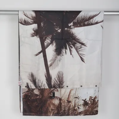 Duschdraperi (Beige, Brun) från Livarno Home Polyester