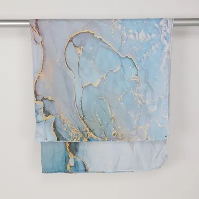 Shower curtain (Blue)
