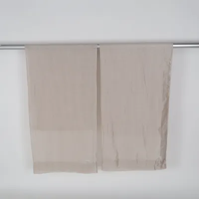 Gordijn aan roede (Beige) van Rusta Home Polyester