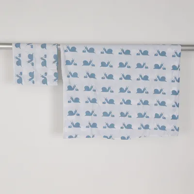 Bed set (Blue, White) from My Baby Cotton