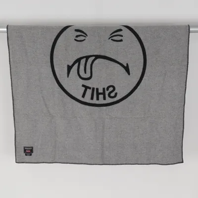 Couverture (Gris, Noir) de Supreme Polyamide, Laine