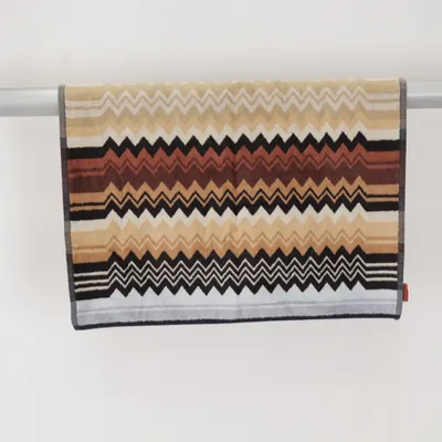 Badezimmerteppich (Braun, Beige, Schwarz) von Missoni Home Baumwolle