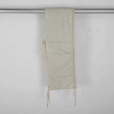 Bedbumper (Beige, Wit) van Alvi Katoen, Polyester