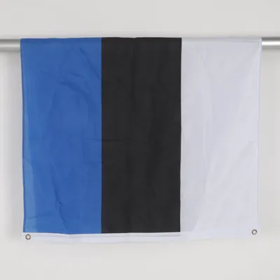 Flagga (Blå, Grå, Vit)