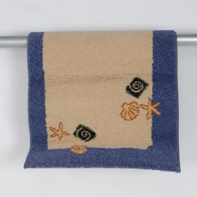 Kortluggad matta (Blå, Beige, Flerfärgad) från Trend